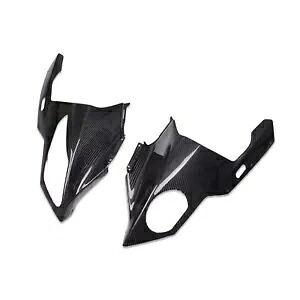 FT 2009-2014 BMW S1000RR カーボンファイバー アッパー フロント ノーズ ヘッドライト カバー フェアリング FT 2009-2014 BMW S1000RR Carbon Fiber Upper Front Nose Headlight Cover Fairing 【並行輸入品】