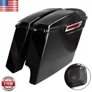 2 In 1 拡張ハードサドルバッグ + 5x7インチ スピーカー蓋 2014-2022 ハーレーツーリング US用 2 In 1 Extended Hard Saddlebag+5x7\