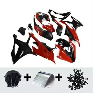 赤黒 ABS ボディワーク BMW S1000RR 2019 2020 2021 プラスチックボディフェアリングキット Red Black ABS Bodywork For BMW S1000RR 2019 2020 2021 Plastics Body Fairing Kit 【並行輸入品】