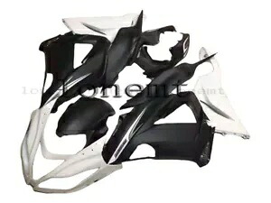 ホワイトマットブラック ABS プラスチック射出フェアリング 2013-2018 Ninja ZX6R 636 に適合 White Matte Black ABS Plastic Injection Fairing Fit for 2013-2018 Ninja ZX6R 636 【並行輸入品】