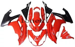 レッドブラック ABS インジェクションフェアリングキット 2012-2016 Ninja 650 EX650 ボディワークに適合 Red Black ABS Injection Fairing Kit Fit for 2012-2016 Ninja 650 EX650 Bodywork 【並行輸入品】