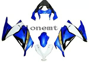 新しいホワイトブルーブラック ABS インジェクションフェアリングキット 2013-2017 Ninja 300 EX300 に適合 New White Blue Black ABS Injection Fairing Kit Fit for 2013-2017 Ninja 300 EX300 【並行輸入品】