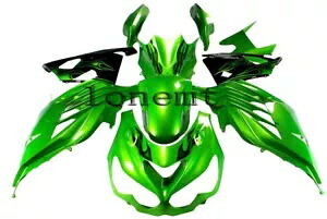 グリーン ブラック ABS ボディワーク プラスチック射出フェアリング 2012-2023 Ninja ZX14R に適合 Green Black ABS Bodywork Plastic Injection Fairing Fit for 2012-2023 Ninja ZX14R 【並行輸入品】｜カスタムパーツ WORLD倉庫
