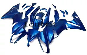ブルー ABS プラスチックフェアリングボディワークキット 09-11 Ninja 650R 2009-2011 ER-6f に適合 Blue ABS Plastic Fairing Bodywork Kit Fit for 09-11 Ninja 650R 2009-2011 ER-6f 【並行輸入品】