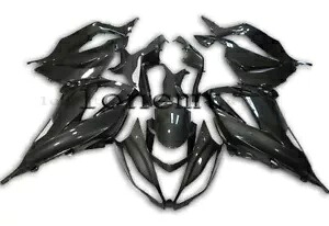 カーボンファイバールック ABS プラスチック射出フェアリング 2019-2023 Ninja ZX6R 636 に適合 Carbon Fiber Look ABS Plastic Injection Fairing Fit for 2019-2023 Ninja ZX6R 636 【並行輸入品】