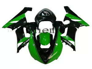 グリーンブラック ABS プラスチック射出フェアリングキット 2005-2006 Ninja ZX-6R 636 に適合 Green Black ABS Plastic Injection Fairing Kit Fit for 2005-2006 Ninja ZX-6R 636 【並行輸入品】|カスタムパーツ WORLD倉庫