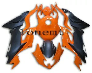 ブラックオレンジ ABS プラスチック射出フェアリング 2019-2023 Ninja ZX6R ボディワークに適合 Black Orange ABS Plastic Injection Fairing Fit for 2019-2023 Ninja ZX6R Bodywork 【並行輸入品】