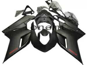 マットブラック ABS インジェクションフェアリング 07-12 Ducati 1198 1098 848 ボディワークセットに適合 Matt Black ABS Injection Fairing Fit for 07-12 Ducati 1198 1098 848 Bodywork Set 【並行輸入品】