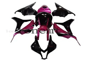 フェアリング ピンク ブラック ABS インジェクション 2009-2012 CBR 600 RR F5 ボディワークセットに適合 Fairing Pink Black ABS Injection Fit for 2009-2012 CBR 600 RR F5 Bodywork Set 【並行輸入品】