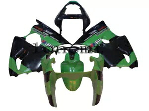 グリーン ブラック ボディワーク ABS プラスチック射出フェアリング 2000-2002 Ninja ZX-6R に適合 Green Black Bodywork ABS Plastic Injection Fairing Fit for 2000-2002 Ninja ZX-6R 【並行輸入品】