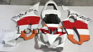 ホワイト オレンジ レッド ABS ボディワーク セット インジェクション フェアリング 2001-2003 CBR600 F4i に適合 White Orange Red ABS Bodywork Set Injection Fairing Fit for 2001-2003 CBR600 F4i 【並行輸入品】
