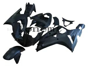マットブラックボディワーク ABS プラスチック射出フェアリング 03-04 Ninja ZX-6R 636 に適合 Matte Black Bodywork ABS Plastic Injection Fairing Fit for 03-04 Ninja ZX-6R 636 【並行輸入品】