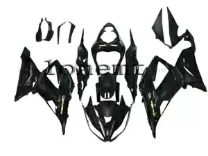 光沢のあるブラック ABS プラスチック射出フェアリング 2013-2018 Ninja ZX6R ボディワークに適合 Glossy Black ABS Plastic Injection Fairing Fit for 2013-2018 Ninja ZX6R Bodywork 【並行輸入品】