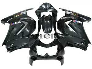 ブラック ABS インジェクションフェアリング 2008-2012 Ninja 250 EX250 プラスチックボディワークに適合 Black ABS Injection Fairing Fit for 2008-2012 Ninja 250 EX250 Plastic Bodywork 【並行輸入品】