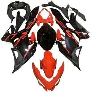 レッドブラックボディワーク ABS インジェクションフェアリングキット 2018-2023 Ninja 400 EX400 に適合 Red Black Bodywork ABS Injection Fairing Kit Fit for 2018-2023 Ninja 400 EX400 【並行輸入品】