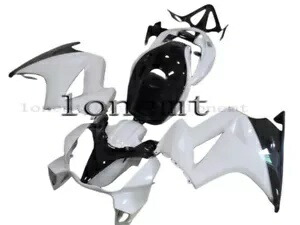 フェアリング ABS 射出成形金型 2002-2012 VFR800 ボディワークセット ブラック ホワイト Fairing ABS Injection Mold Fit for 2002-2012 VFR800 Bodywork Set Black White 【並行輸入品】