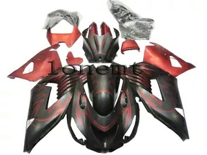 ボディワーク ABS プラスチックキット射出フェアリング 2006-2011 Ninja ZX14 ZX1400 に適合 Bodywork ABS Plastic Kit Injection Fairing Fit for 2006-2011 Ninja ZX14 ZX1400 【並行輸入品】|カスタムパーツ WORLD倉庫