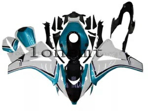 ブラック ブルー ホワイト ABS インジェクション フェアリング 2008-2011 CBR 1000RR ボディワークセットに適合 Black Blue White ABS Injection Fairing Fit for 2008-2011 CBR 1000RR Bodywork Set 【並行輸入品】