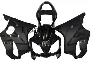ブラック ABS 射出プラスチックフェアリング 2001-2003 CBR600 F4i ボディワークセットに適合 Black ABS Injection Plastic Fairing Fit for 2001-2003 CBR600 F4i Bodywork Set 【並行輸入品】