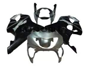 シルバーブラック ABS 射出成形フェアリング 1999-2000 CBR600 F4 ボディワークセットに適合 Silver Black ABS Injection Mold Fairing Fit for 1999-2000 CBR600 F4 Bodywork Set 【並行輸入品】