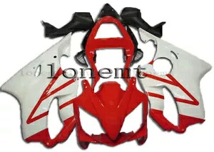 赤白プラスチック ABS ボディワーク射出フェアリング 2001-2003 CBR600 F4i に適合 Red White Plastics ABS Bodywork Injection Fairing Fit for 2001-2003 CBR600 F4i 【並行輸入品】