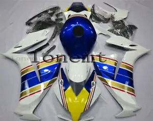イエロー ブルー ホワイト ブルー ABS ボディワーク射出フェアリング 12-16 CBR 1000RR に適合 Yellow Blue White Blue ABS Bodywork Injection Fairing Fit for 12-16 CBR 1000RR 【並行輸入品】｜カスタムパーツ WORLD倉庫
