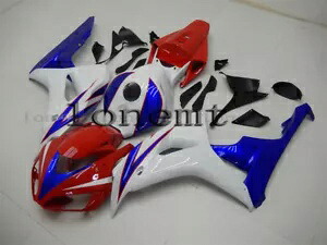 ブルーレッドホワイト ABS インジェクションフェアリング 2006-2007 CBR 1000RR ボディワークセットに適合 Blue Red White ABS Injection Fairing Fit for 2006-2007 CBR 1000RR Bodywork Set 【並行輸入品】