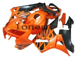 オレンジ ブラック ABS インジェクション ボディワーク フェアリング キット 2005-2006 CBR 600 RR F5 に適合 Orange Black ABS Injection Bodywork Fairing Kit Fit for 2005-2006 CBR 600 RR F5 【並行輸入品】