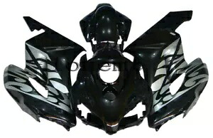 ブラック シルバー ABS 射出成形フェアリング 2004-2005 CBR1000RR ボディワークセットに適合 Black Silver ABS Injection Mold Fairing Fit for 2004-2005 CBR1000RR Bodywork Set 【並行輸入品】｜カスタムパーツ WORLD倉庫