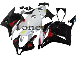 フェアリング レッド ブラック ホワイト ABS インジェクション 09-12 CBR 600 RR F5 ボディワークセットに適合 Fairing Red Black White ABS Injection Fit for 09-12 CBR 600 RR F5 Bodywork Set 【並行輸入品】