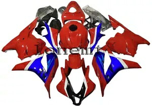 フェアリング レッド ブルー ABS プラスチック射出成形 09-12 CBR 600 RR F5 ボディワークセットに適合 Fairing Red Blue ABS Plastic Injection Fit for 09-12 CBR 600 RR F5 Bodywork Set 【並行輸入品】