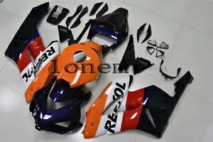 ダークブルー オレンジ レッド ABS ボディワーク射出フェアリング 2004-2005 CBR1000RR に適合 Dark Blue Orange Red ABS Bodywork Injection Fairing Fit for 2004-2005 CBR1000RR 【並行輸入品】