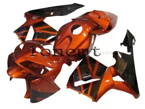 オレンジ ブラック ABS プラスチック ボディワーク射出フェアリング 05-06 CBR 600 RR F5 に適合 Orange Black ABS Plastic Bodywork Injection Fairing Fit for 05-06 CBR 600 RR F5 【並行輸入品】
