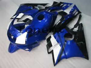 ホワイト ブルー ブラック ABS プラスチック フェアリングキット 1991-1994 CBR600 F2 ボディワークに適合 White Blue Black ABS Plastic Fairing Kit Fit for 1991-1994 CBR600 F2 Bodywork 【並行輸入品】