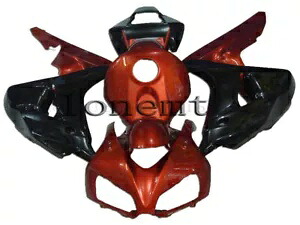 ブラックオレンジ ABS 射出成形フェアリング 2006-2007 CBR1000RR ボディワークセットに適合 Black Orange ABS Injection Mold Fairing Fit for 2006-2007 CBR1000RR Bodywork Set 【並行輸入品】