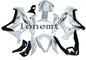 新しいホワイト ABS ボディワークセット射出成形フェアリング 2016-2020 Ninja ZX-10R に適合 New White ABS Bodywork Set Injection Mold Fairing Fit for 2016-2020 Ninja ZX-10R 【並行輸入品】