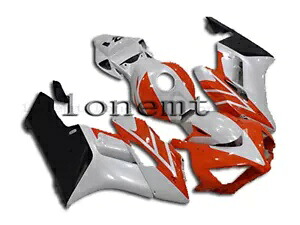ホワイト オレンジ ブラック ABS ボディワーク インジェクション フェアリング 2004-2005 CBR1000RR に適合 White Orange Black ABS Bodywork Injection Fairing Fit for 2004-2005 CBR1000RR 【並行輸入品】