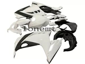 ホワイト ABS インジェクションコンプリートフェアリング 2013-2017 Ninja 300 EX300 ボディワークに適合 White ABS Injection Complete Fairing Fit for 2013-2017 Ninja 300 EX300 Bodywork 【並行輸入品】