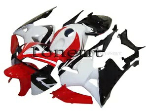 レッドホワイトブラック ABS インジェクションフェアリング 2005-2006 CBR600RR F5 ボディワークセットに適合 Red White Black ABS Injection Fairing Fit for 2005-2006 CBR600RR F5 Bodywork Set 【並行輸入品】|カスタムパーツ WORLD倉庫