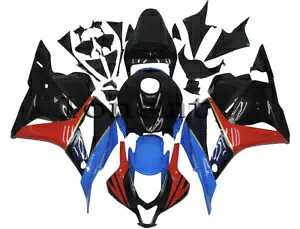 フェアリング レッド ブラック ブルー ABS インジェクション 09-12 CBR 600 RR F5 ボディワークセットに適合 Fairing Red Black Blue ABS Injection Fit for 09-12 CBR 600 RR F5 Bodywork Set 【並行輸入品】