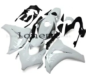 ホワイト ABS 射出プラスチックフェアリング 2008-2011 CBR 1000RR ボディワークセットに適合 White ABS Injection Plastic Fairing Fit for 2008-2011 CBR 1000RR Bodywork Set 【並行輸入品】