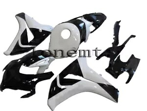 ブラックホワイトボディワーク ABS 射出プラスチックフェアリング 2008-2011 CBR 1000RR に適合 Black White Bodywork ABS Injection Plastic Fairing Fit for 2008-2011 CBR 1000RR 【並行輸入品】