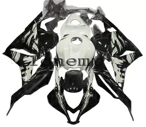 フェアリング ブラック ホワイト ABS インジェクション 2009-2012 CBR 600 RR F5 ボディワークセットに適合 Fairing Black White ABS Injection Fit for 2009-2012 CBR 600 RR F5 Bodywork Set 【並行輸入品】