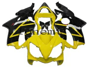 イエローブラック ABS ボディワークセット射出フェアリング 2001-2003 CBR600 F4i に適合 Yellow Black ABS Bodywork Set Injection Fairing Fit for 2001-2003 CBR600 F4i 【並行輸入品】