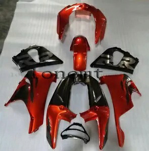 新しいオレンジブラック ABS プラスチックフェアリングキット 1998-1999 CBR900RR CBR919RR に適合 New Orange Black ABS Plastic Fairing Kit Fit for 1998-1999 CBR900RR CBR919RR 【並行輸入品】