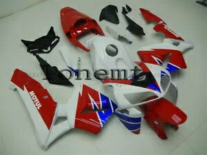 ホワイトレッドブルー ABS インジェクションフェアリング 2005-2006 CBR 600RR F5 ボディワークセットに適合 White Red Blue ABS Injection Fairing Fit for 2005-2006 CBR 600RR F5 Bodywork Set 【並行輸入品】
