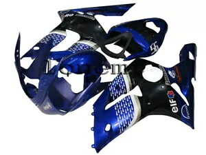 ブルーブラック ABS ボディワーク射出フェアリングキット 2003-2004 Ninja ZX6R 636 に適合 Blue Black ABS Bodywork Injection Fairing Kit Fit for 2003-2004 Ninja ZX6R 636 【並行輸入品】
