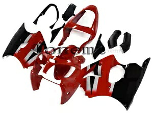 レッドブラック ABS ボディワークプラスチック射出フェアリング 2000-2002 Ninja ZX-6R に適合 Red Black ABS Bodywork Plastic Injection Fairing Fit for 2000-2002 Ninja ZX-6R 【並行輸入品】