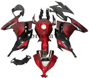 パールレッドブラック ABS 射出成形フェアリング 2013-2017 Ninja 300 EX300 に適合 Pearl Red Black ABS Injection Molding Fairing Fit for 2013-2017 Ninja 300 EX300 【並行輸入品】｜カスタムパーツ WORLD倉庫