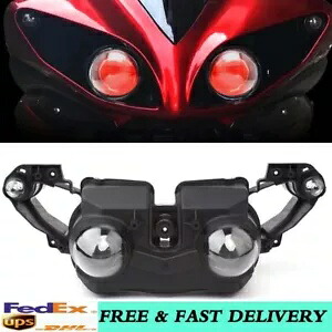 ヤマハ YZF R1 09-11 ヘッドライト組み立てヘッドランプ LED レッドデビルアイプロジェクター For Yamaha YZF R1 09-11 Headlight Assembled Headlamp LED Red Devil Eye Projector 【並行輸入品】|カスタムパーツ WORLD倉庫